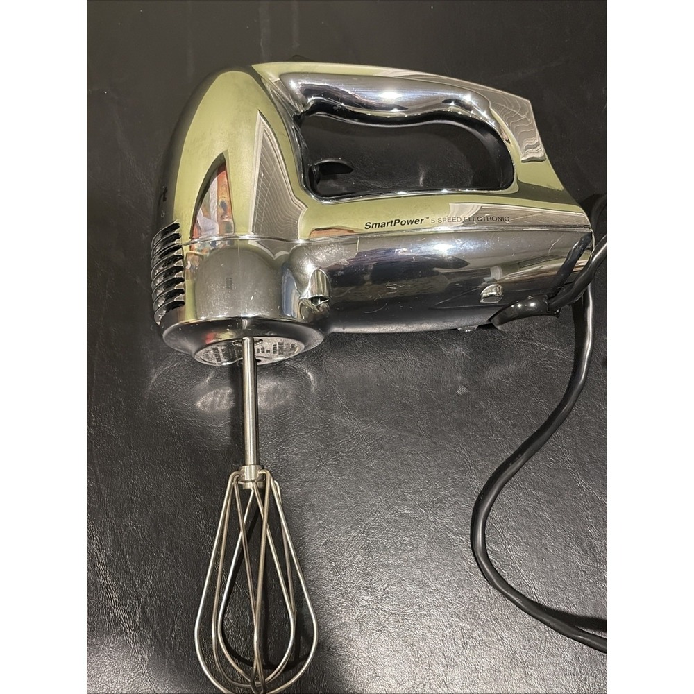 Cuisinart HTM-5 Smart Power Hand Mixer Chrome Tested Working